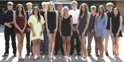 Salem High School Fall Homecoming Court